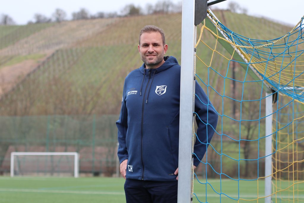 Hartmann als Abteilungsleiter Fußball beim SC Korb